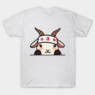 Sneaky japanese goat so cute T-Shirt